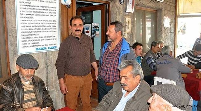 Datça'da ilginç olay! Kahvesine 'Yancı Hakları Beyannamesi' astı