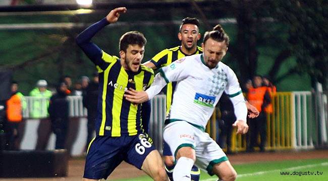 Giresunspor-Fenerbahçe maç sonucu: 1-2