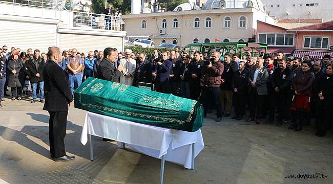 Kartal Belediyesi personeli son yolculuğuna uğurlandı