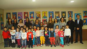 Kartallı çocuklar Anadolu'nun değerlerini 'posta pulu' yaptı