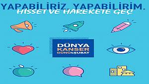 4 Şubat Dünya Kanser Günü sloganı: Yapabilirim yapabilirsin!