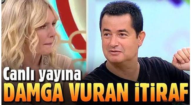 Acun Ilıcalı'dan canlı yayına damga vuran itiraf