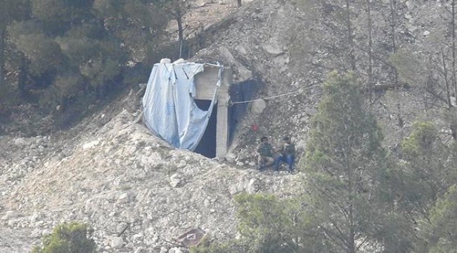 Burseya Dağı alınmadan önce teröristlerin yaptığı hazırlıklar böyle görüntülendi