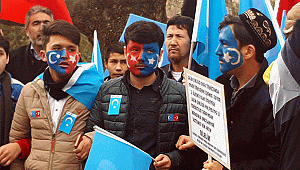 Doğu Türkistan'daki Gulca katliamı Ankara'da protesto edildi