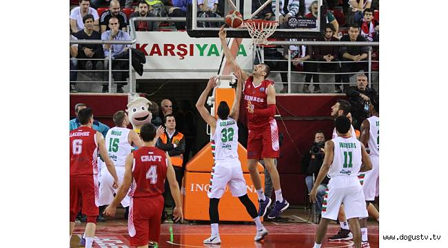 Fıba Şampiyonlar Ligi: Pınar Karşıyaka: 34 - Monaco: 37