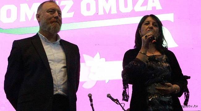HDP’nin yeni Eş Genel Başkanları Sezai Temelli ile Pervin Buldan...