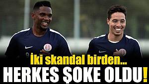 İki skandal birden! Eto'o ve Nasri herkesi şoke etti...