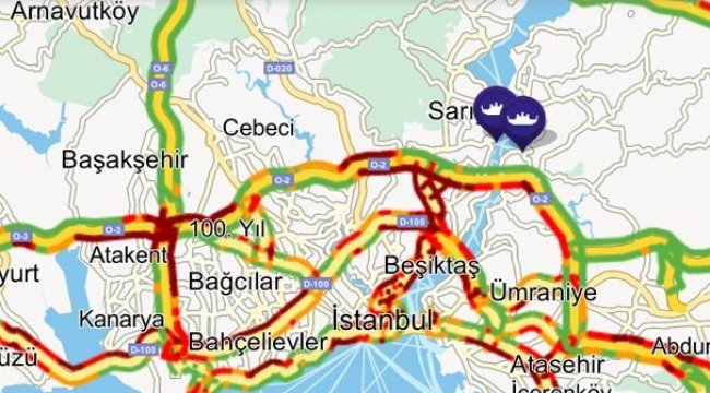 İstanbul'da trafik yoğunluğu! Yüzde 80'e ulaştı