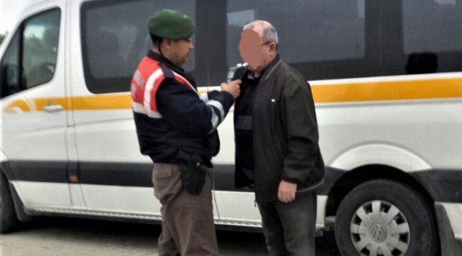 Manisa'da okul servisi sürücüsü alkollü çıktı!