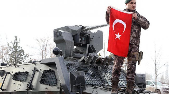 Özel harekat polisleri Afrin'e dualarla uğurlandı