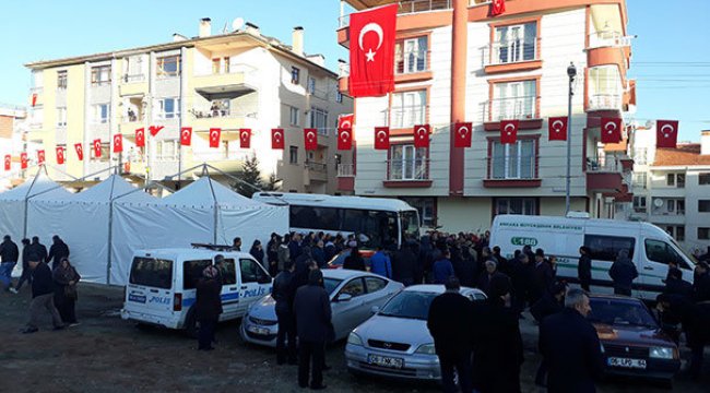 Şehit Eker'in cenazesi memleketine uğurlandı