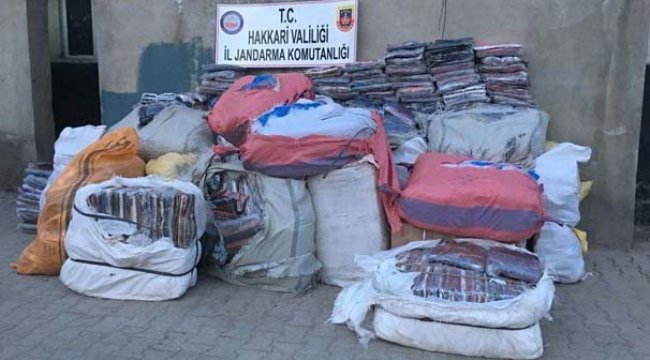Şemdinli'de kaçakçılık operasyonu