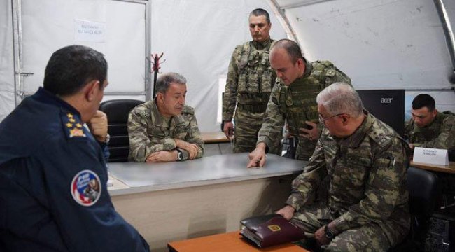 Son dakika... Zeytin Dalı Harekat Merkezi'nde dikkat çeken yazı!
