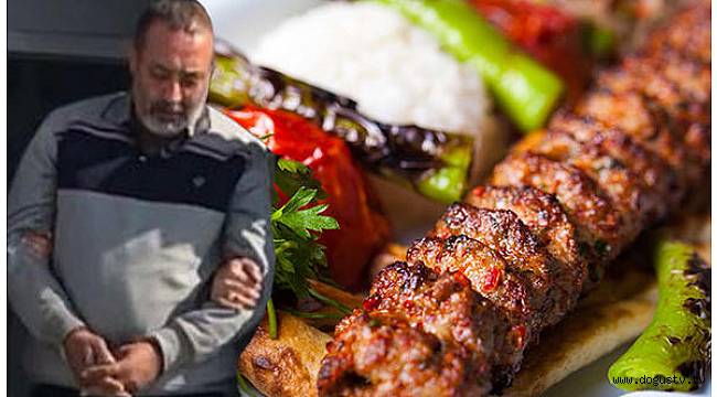 Suç makinesi Adana kebabı yerken yakalandı