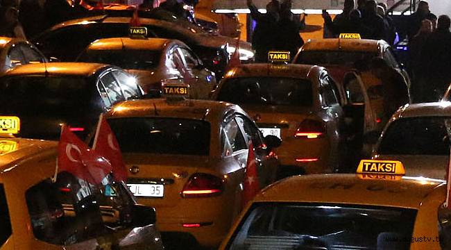 Taksicilerden Zeytin Dalı Harekatı'na destek