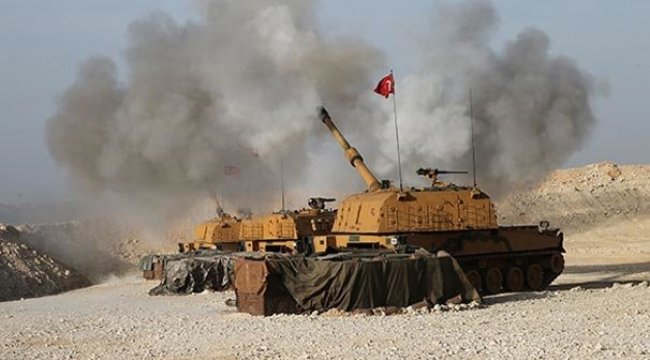 Afrin'deki terör hedefleri vuruldu!