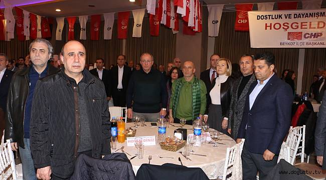 BAŞKAN ALTINOK ÖZ CHP BEYKOZ İLÇE BAŞKANLIĞI’NIN DOSTLUK VE DAYANIŞMA GECESİNE KATILDI