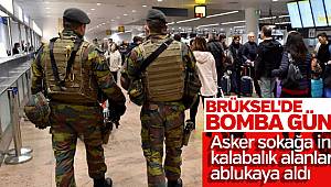 Brüksel saldırılarının yıl dönümünde asker sokakta