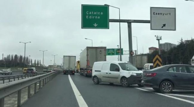 İstanbul trafiğini alt üst ettiler!