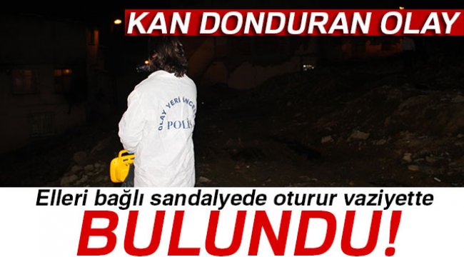 Metruk binada 18 yaşındaki bir gencin yanmış cesedi bulundu