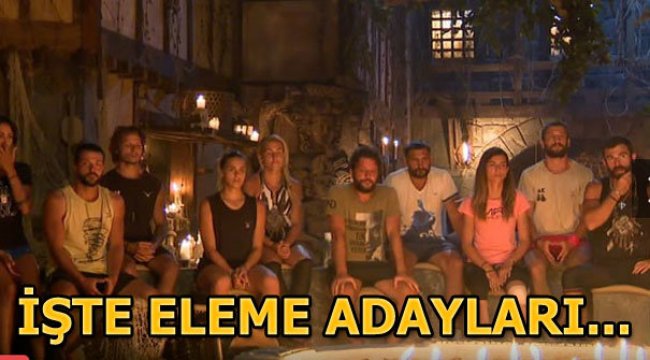 Survivor'da kim elenecek? İşte Survivor 2018 eleme adayları...