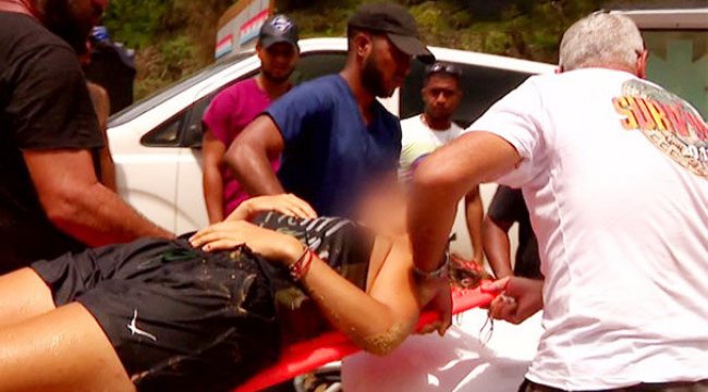 'Survivor'da korkutan kaza! Kanlar içinde hastaneye kaldırıldı