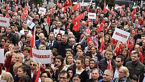 Tekirdağ'da CHP'den 'Şehitlere Saygı' yürüyüşü