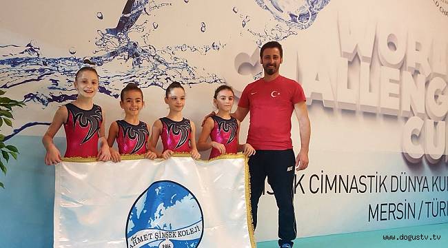 Ahmet Şimşekli Jimnastikçiler Türkiye Beşincisi Oldu