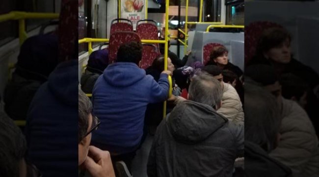 İstanbul'da dehşet anları! Halk otobüsünde çatışmanın ortasında kaldılar...