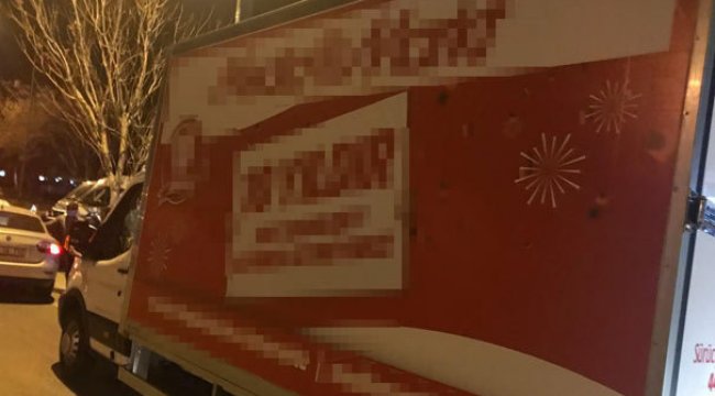 Kapalı kasa kamyonetten son anda kurtarıldılar