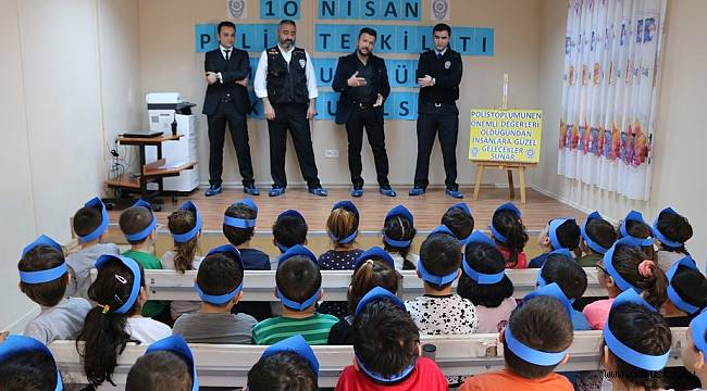 KARTAL BELEDİYESİ KREŞ ÖĞRENCİLERİ POLİS GÜNÜNÜ KUTLADI