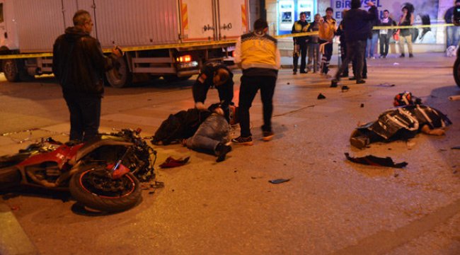 Motosikletle deneme sürüşü faciayla bitti