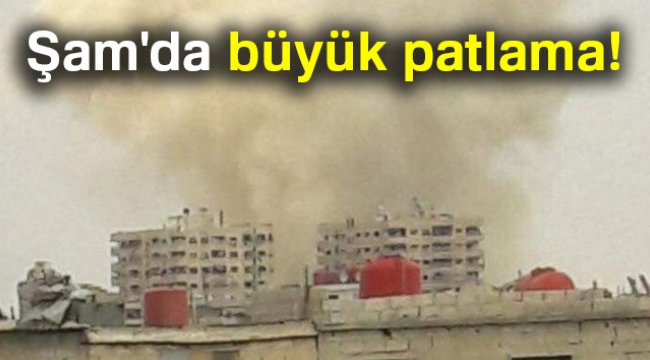 Şam'da patlama! Rejim güçlerinin bir tüneli havaya uçurduğu bildirildi