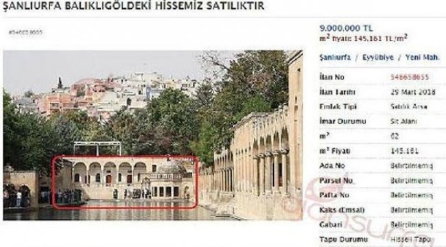 Şok eden ilan! Balıkgöl’ü 9 milyon liraya satılığa çıkardı...