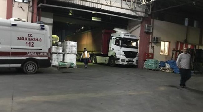 Tır ile duvar arasında sıkışan sürücü öldü