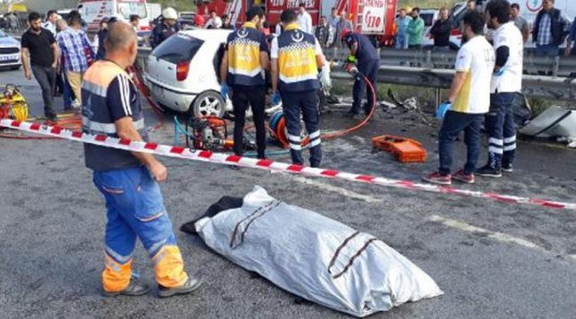 Arnavutköy'de trafik kazası: 3 ölü