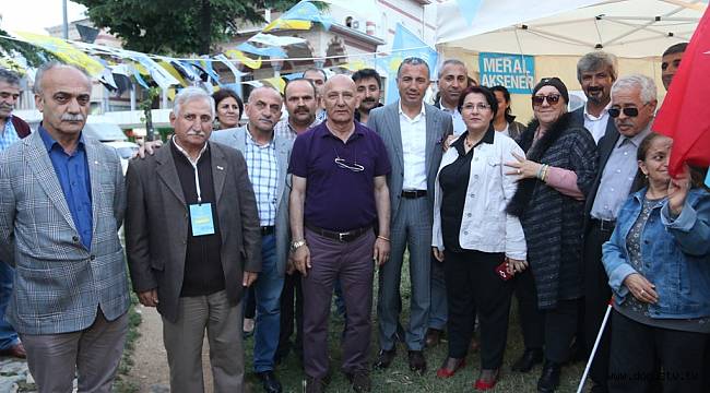 BAŞKAN ALTINOK ÖZ’DEN İYİ PARTİ ÇADIRINA ZİYARET