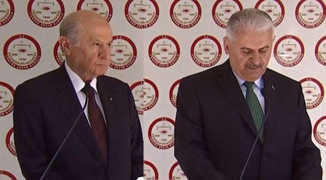 Cumhur İttifakı YSK'da: Tarihi bir gün yaşıyoruz