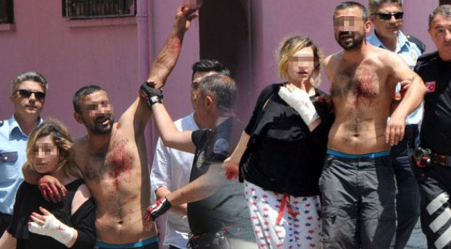 Elindeki bıçakla sokakta dehşet saçtı!