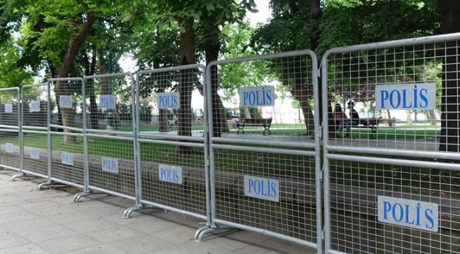 Gezi Parkı'nın çevresinde polis önlemi