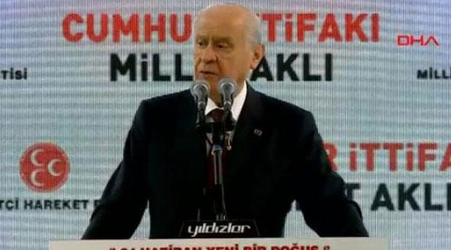 Bahçeli: Apoletlerini sökecek müptezel anasından doğmadı