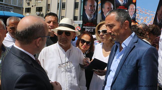 CUMHURBAŞKANI ADAYI MUHARREM İNCE’NİN SEÇİM KAMPANYASI’NA BAŞKAN ALTINOK ÖZ’DEN DESTEK