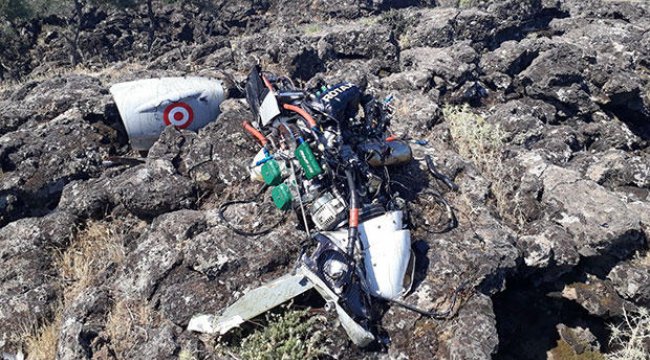 Hatay'da insansız hava aracı düştü