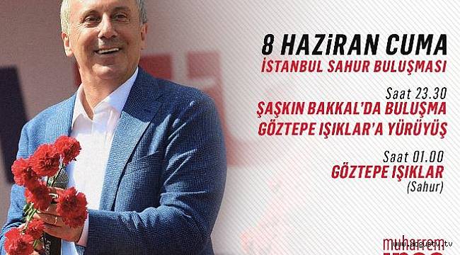 İnce'den İstanbullulara gece yarısı sürprizi