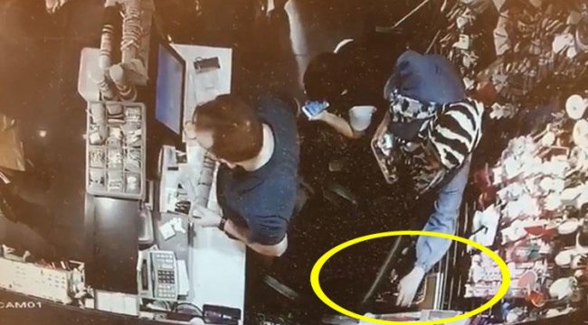 Levent'teki AVM'de 'yok artık' dedirten görüntü