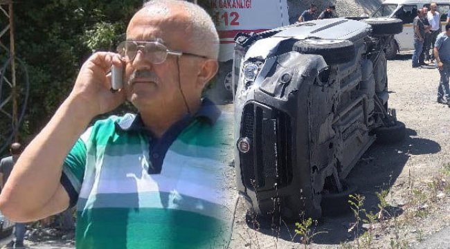 Son dakika: Devrilen araçtan çıktı, sonrasında yaptığı şoke etti!