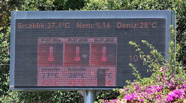 Antalya kavruluyor... Termometreler 42 dereceyi gösterdi