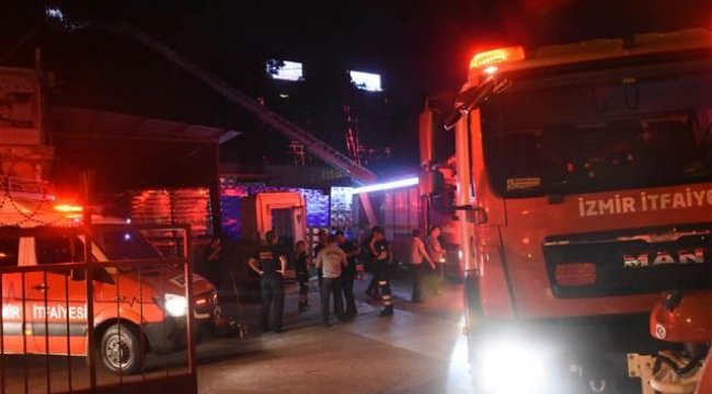 İzmir'de İZBAN hattındaki yangın korkuttu