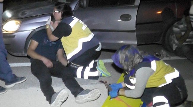 Hemşire yaralıyı görünce hemen sarıldı!