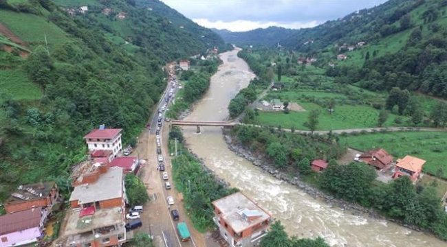 Rize için şiddetli yağış uyarısı